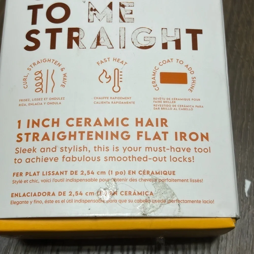 Give it to me straight Danielle creations new flat iron 1”